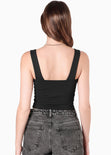 Blusa de tiras tipo corset - HADA.NEGRO