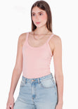 Blusa de tiras tipo esqueleto color rosado color rosado para mujer - Flashy