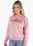 Buzo con estampado "Hawaii" color rosado para mujer - Flashy