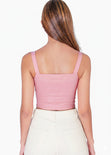 Crop top de tiras tipo corset - MYA.ROSA