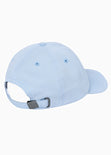 Gorra con bordado de palmeras color azul para mujer - Flashy
