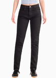 Mom jean de tiro alto color gris para mujer - Flashy