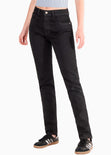 Mom jean de tiro alto color gris para mujer - Flashy