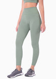 Legging deportivo color verde para mujer - Flashy