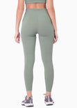 Legging deportivo color verde para mujer - Flashy