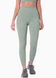 Legging deportivo color verde para mujer - Flashy