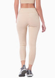 Legging deportivo color beige para mujer - Flashy