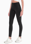 Legging deportivo color negro para mujer - Flashy
