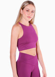 Top deportivo sin mangas color magenta para mujer - Flashy