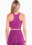 Top deportivo sin mangas color magenta para mujer - Flashy