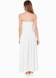 Vestido strapples falda suelta - VERANO