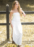 Vestido strapples falda suelta - VERANO