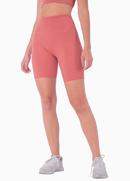 Biker deportivo color terracota para mujer - Flashy