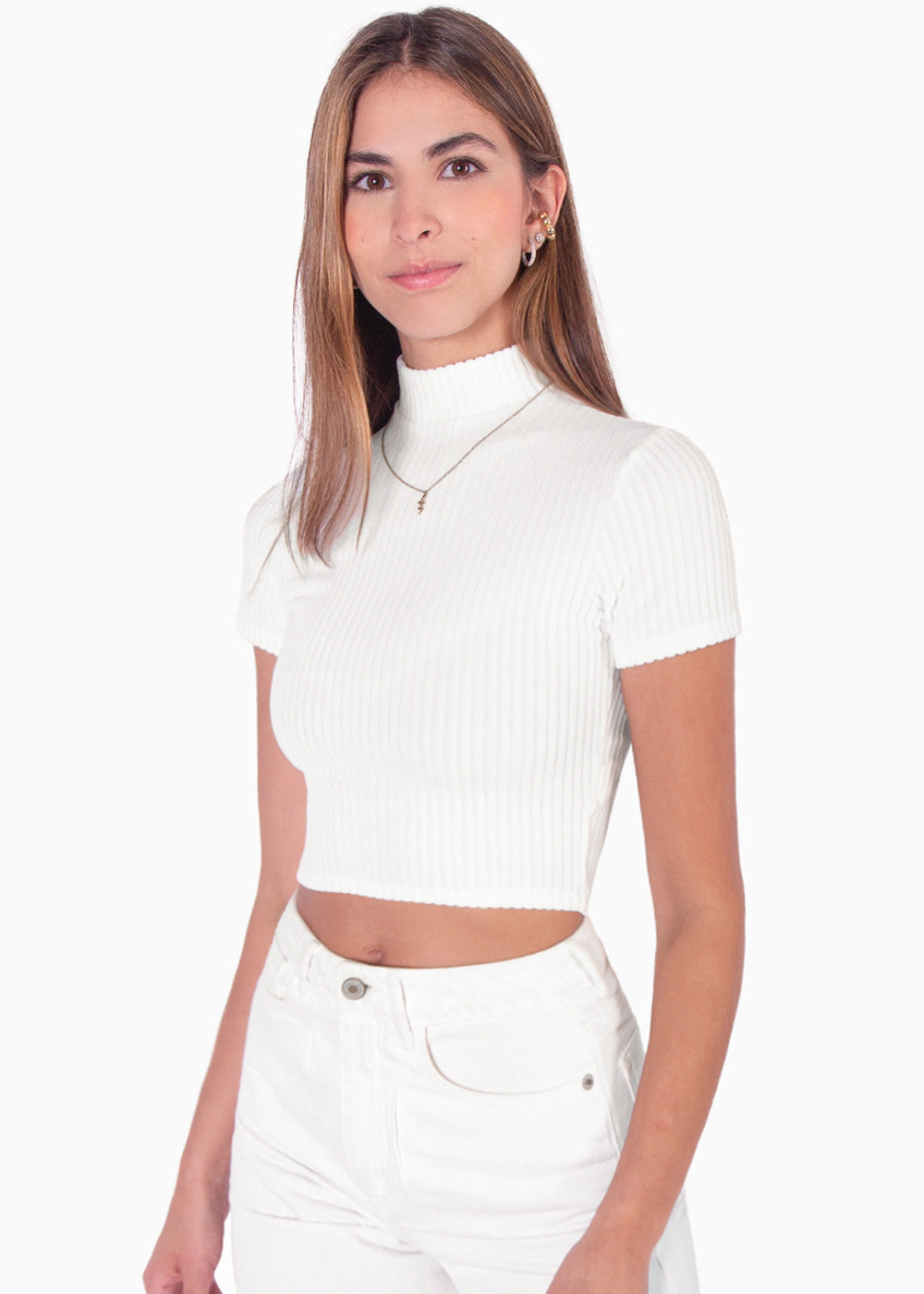 Blusas Blancas Camisetas Blancas Niñas Camisas Blusas Cortas NiÃ