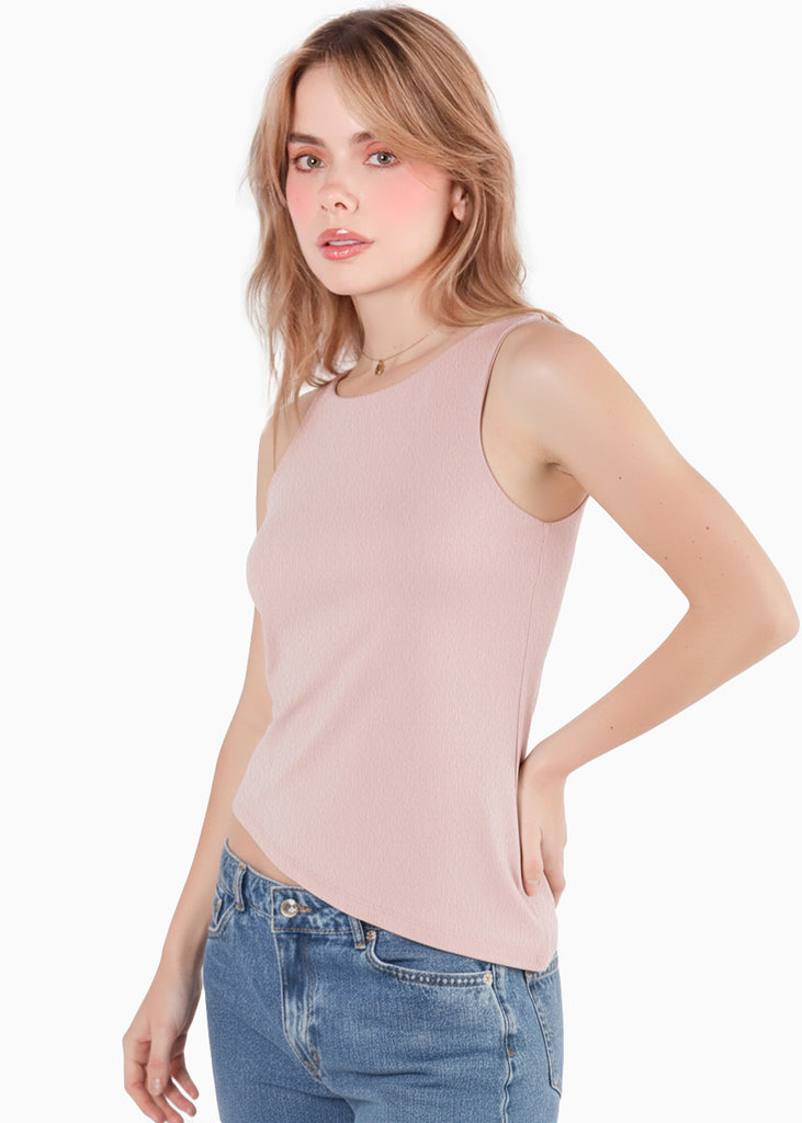 Blusa cuello tipo barco y ruedo asimetrico - IPOMEA