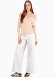 Blusa cuello campesino e insumo en escote  - MONTIEL