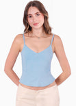 Blusa de tiras con cortes y bolero - AGAPANTO