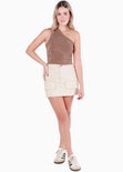 Blusa de un solo hombro para mujer - Flashy