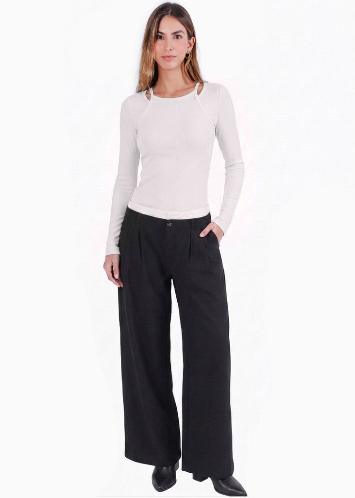 Blusa doble manga larga  - BELICE