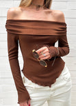 Blusa escote campesino con recogido en fajon para mujer - Flashy