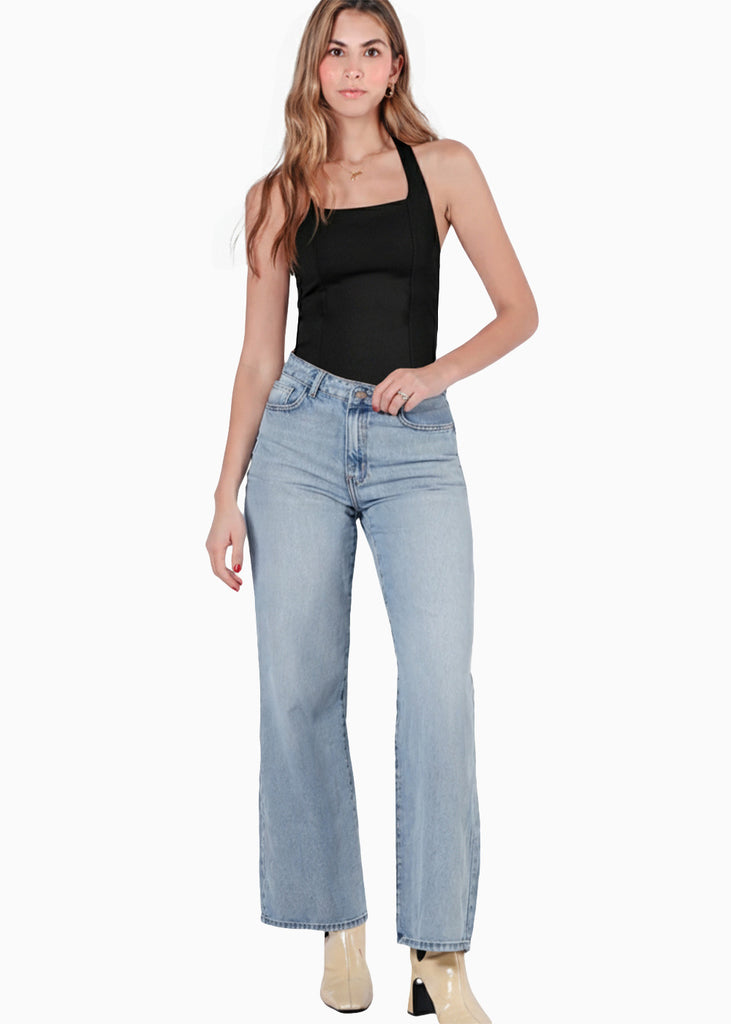 Blusa halter  - NARANJA