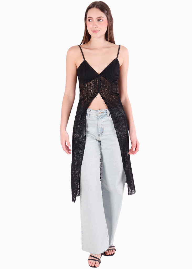Blusa larga de encaje - GIRONA