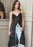 Blusa larga de encaje - GIRONA