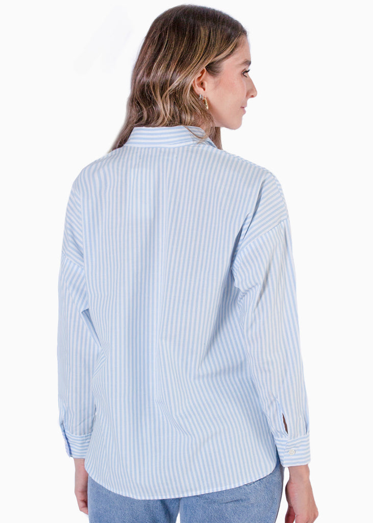 Blusa manga larga de botones - NICANDRA
