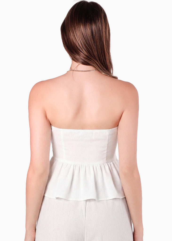 Blusa strapless con bolero - TEQUILA