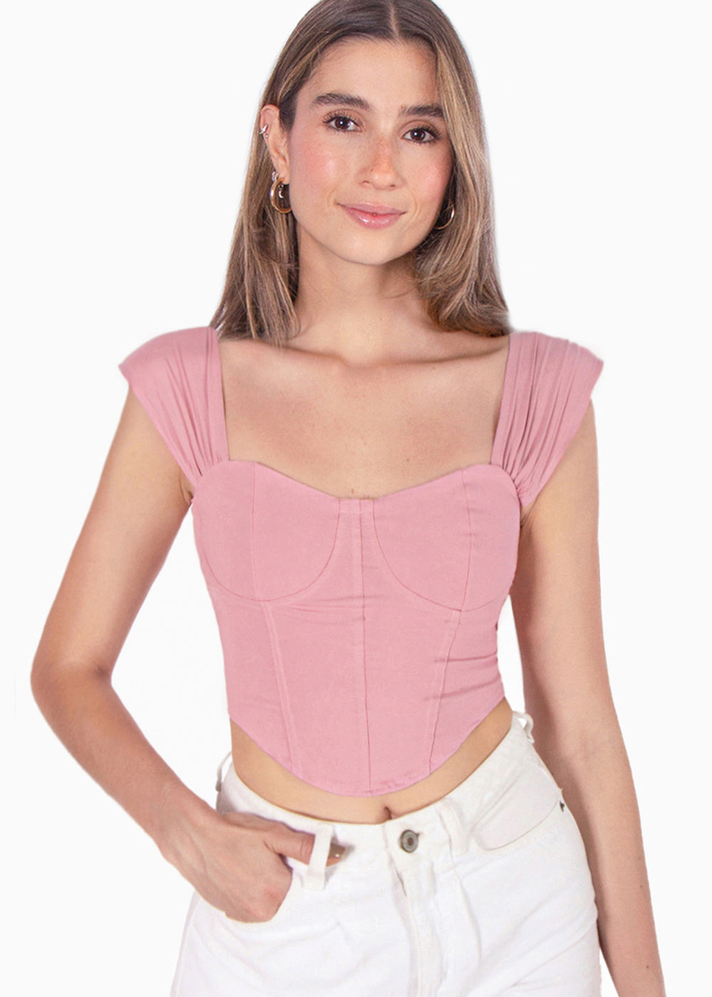 Blusa Tipo Corset sin Mangas Flashy Colombia