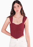 Blusa tipo corset sin mangas - SUMMER.VINO