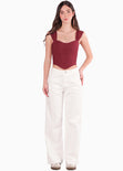 Blusa tipo corset sin mangas - SUMMER.VINO
