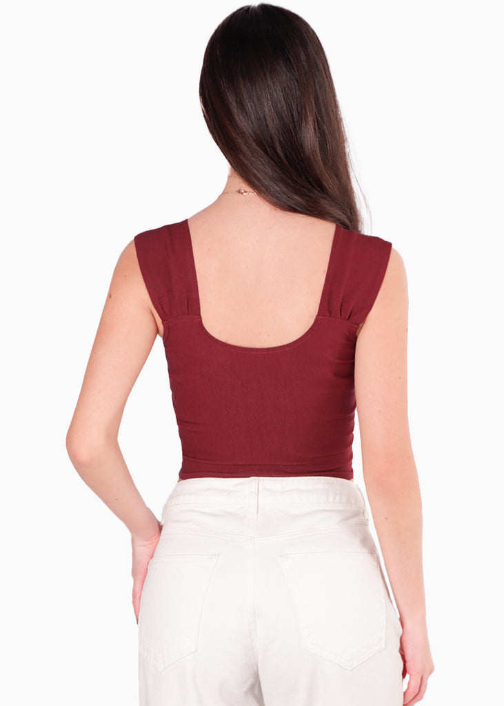 Blusa tipo corset sin mangas - SUMMER.VINO