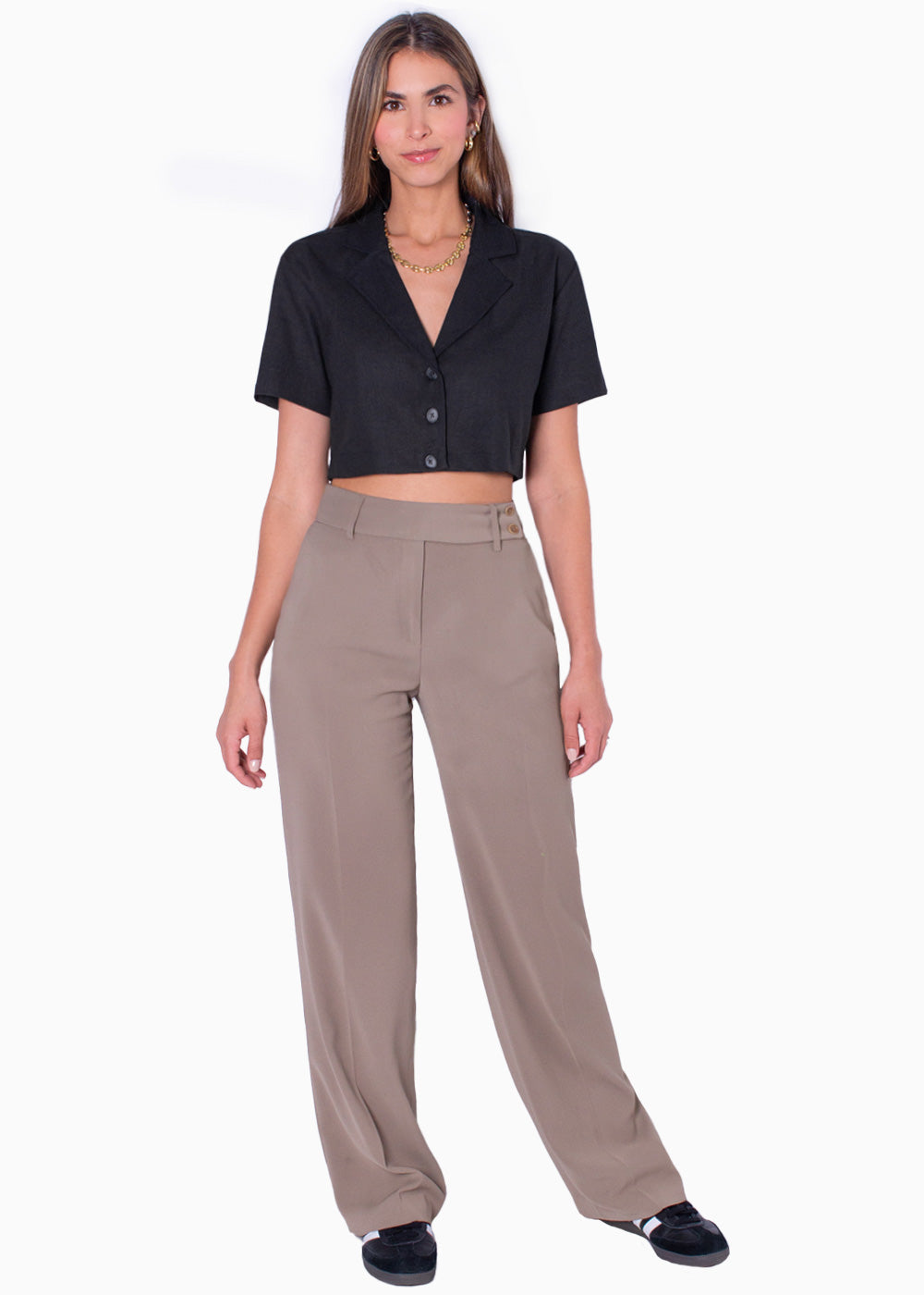 Blusa Corta Outfit Pantalon Y Blusa Blusas Outfit Con Pantalon De