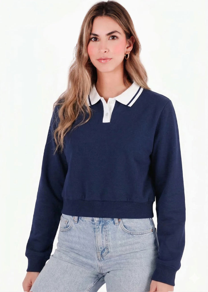 Buzo con cuello tejido - MEXICO