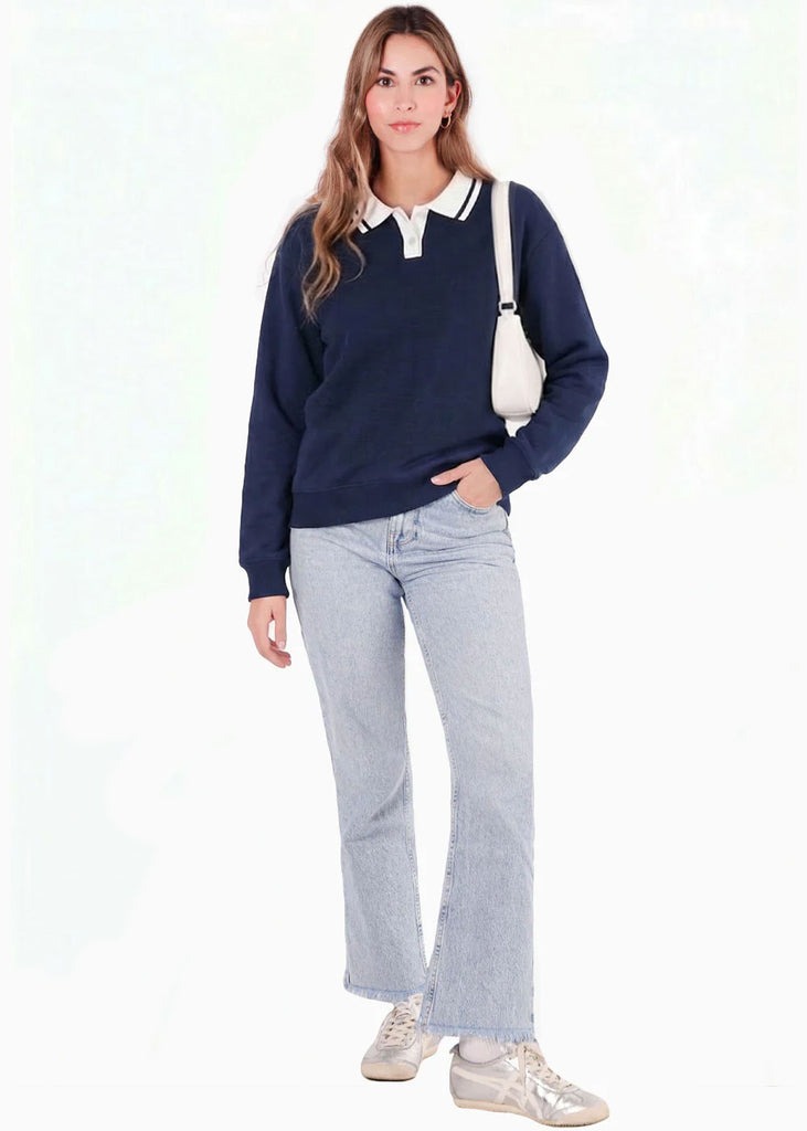 Buzo con cuello tejido - MEXICO