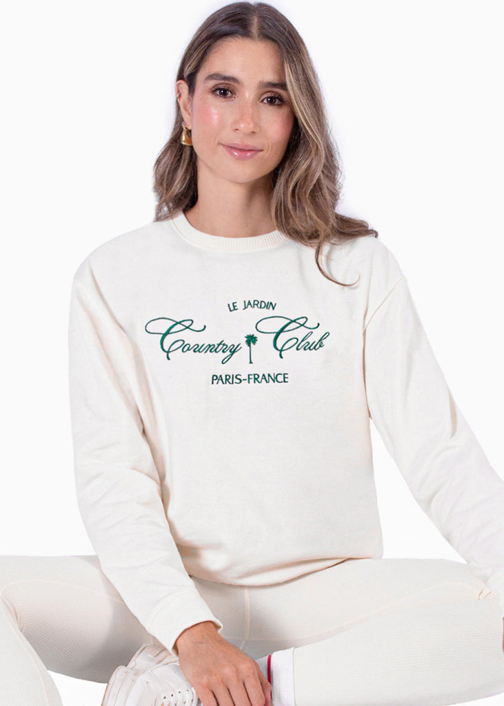 Buzo con estampado "Country Club" - ORELLA
