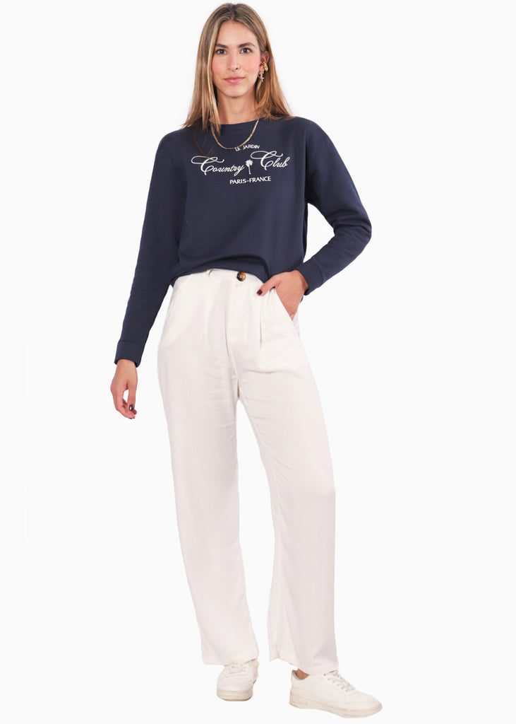Buzo con estampado "Country Club" - PRIA