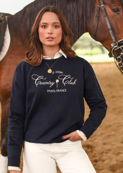 Buzo con estampado "Country Club" - PRIA