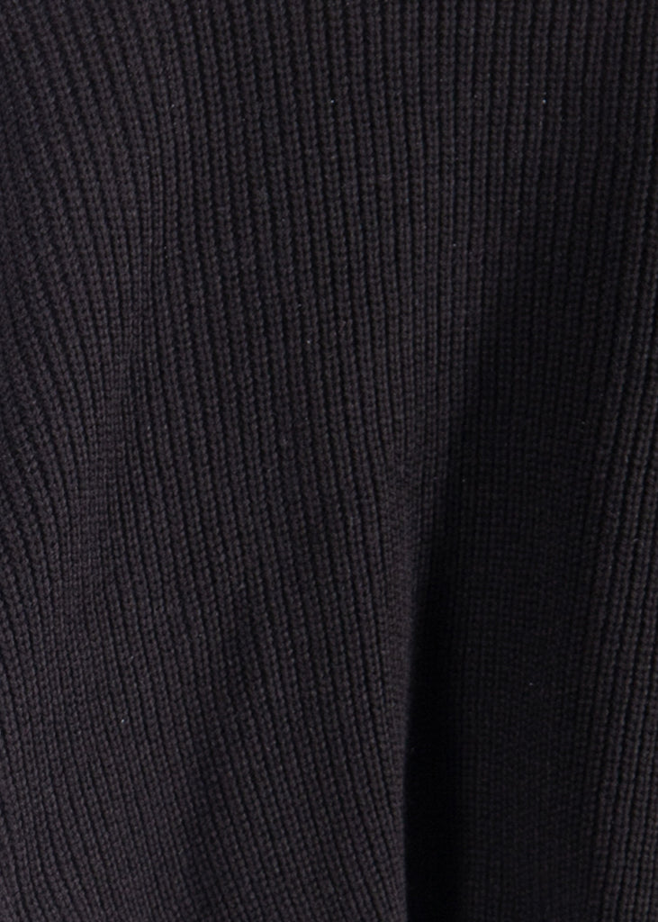 Buzo tejido negro color negro para mujer - Flashy