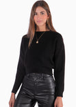 Buzo tejido negro color negro para mujer - Flashy