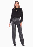 Buzo tejido negro color negro para mujer - Flashy