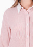 Camisa crop manga larga con botones y perilla - PALMIRA.ROSA