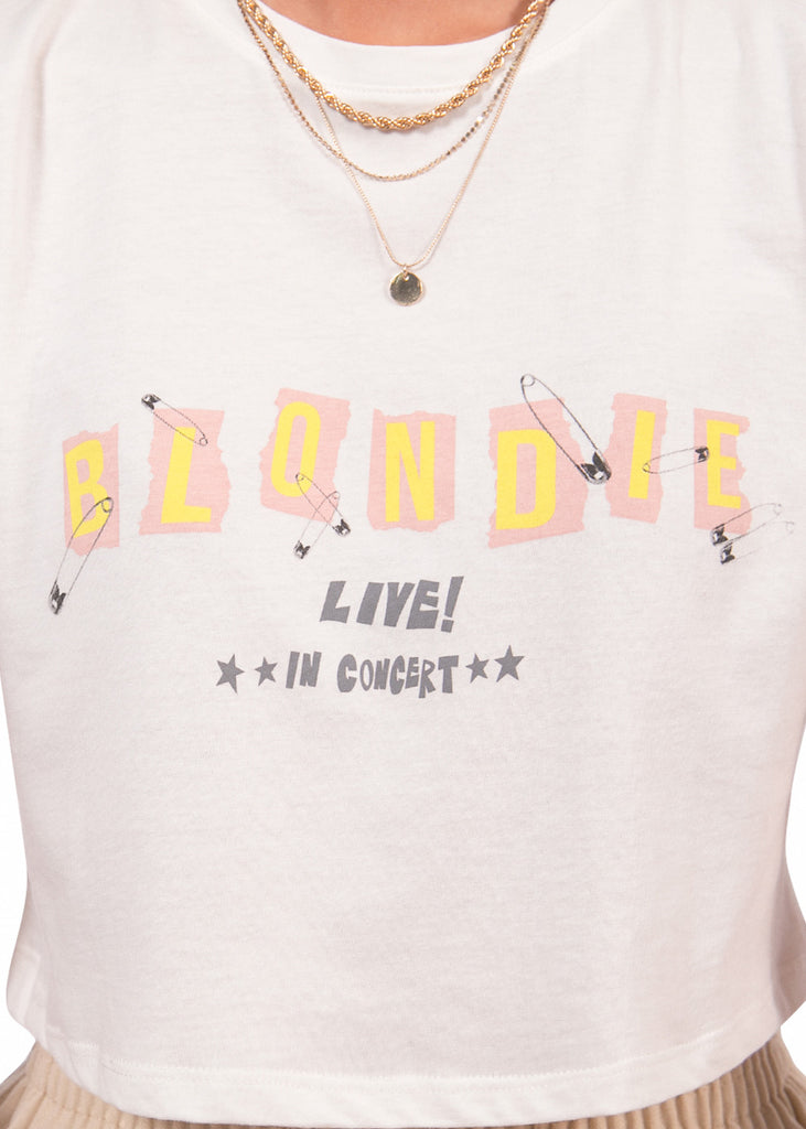 Camiseta corta con estampado "Blondie" - BLUMA