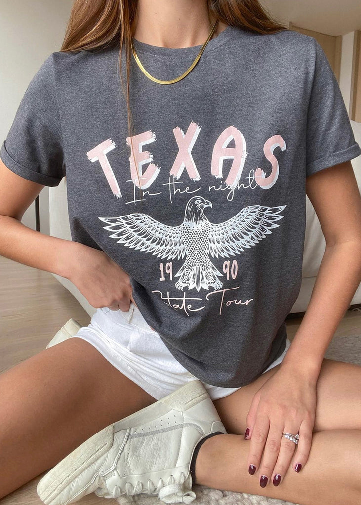 Camiseta con estampado de águila "Texas" - HORACIA