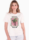 Camiseta con estampado de palmera - IZTAPA