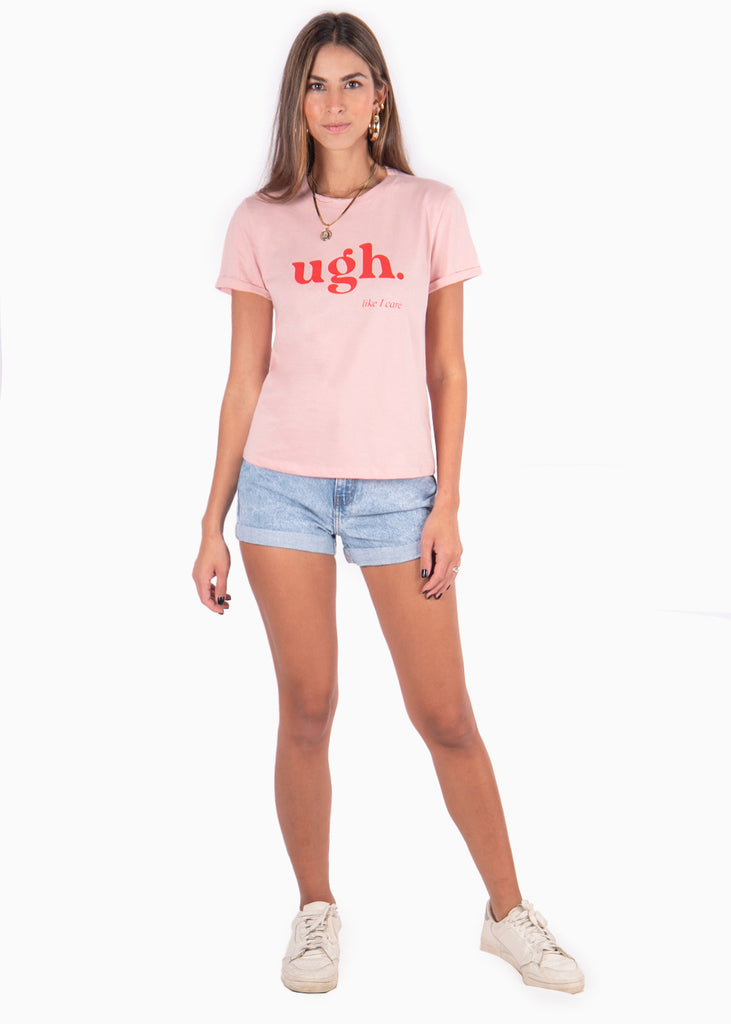 Camiseta con estampado "Ugh" - LALLIE