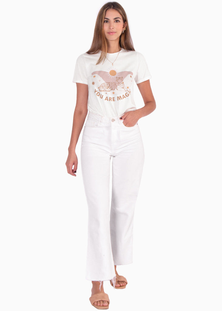 Camiseta con estampado "You are magic" y tigre - NAYLI