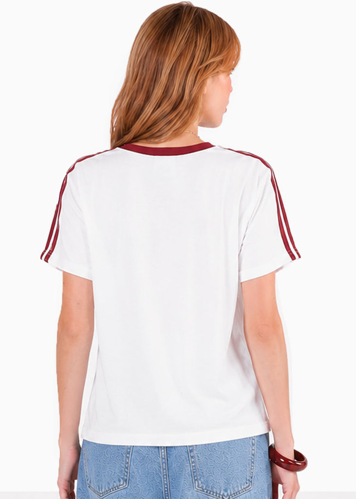 Camiseta estampada de color marfil - MARACANA