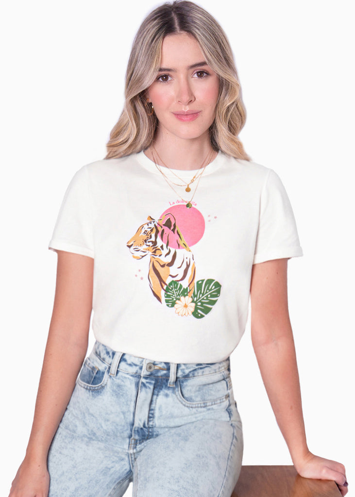 Camiseta estampada "La dolce vita" - PERSEFONE